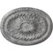 Ekena Millwork Saverne Ceiling Medallion, Hand-Painted Ultra Pure White Crackle, 18 1/2"W x 13 1/2"H x 1 7/8"P CM18SAUWC - alternate 1